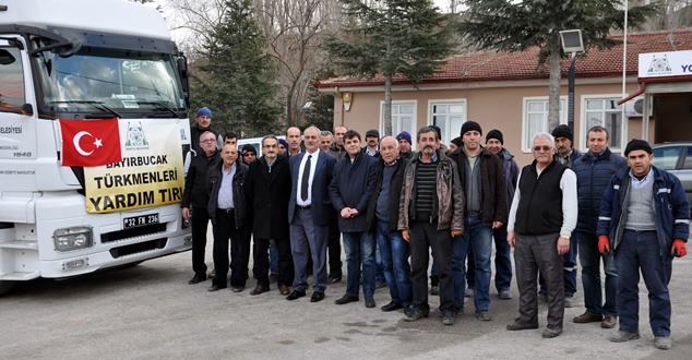 Isparta Belediyesi’nin Suriyede’ki Bayırbucak Türkmenleri’ne yardımları sürüyor. Belediye son olarak