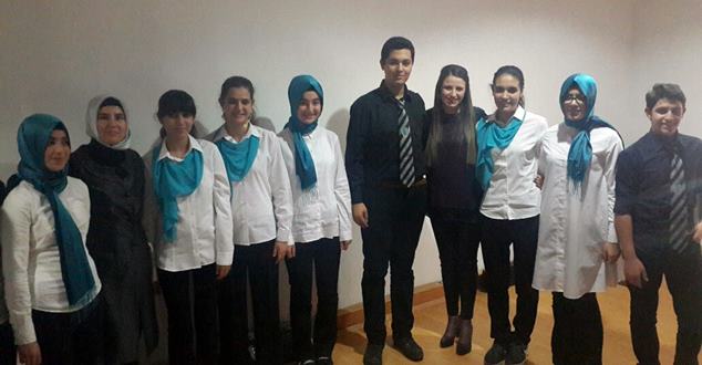 Isparta ŞAİK Anadolu Lisesi öğrencileri 1. dönem sonu okul etkinliği