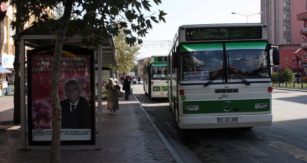 Isparta Özel Halk Otobüslerine zam yapıldı. S.S. 18 No’lu Özel