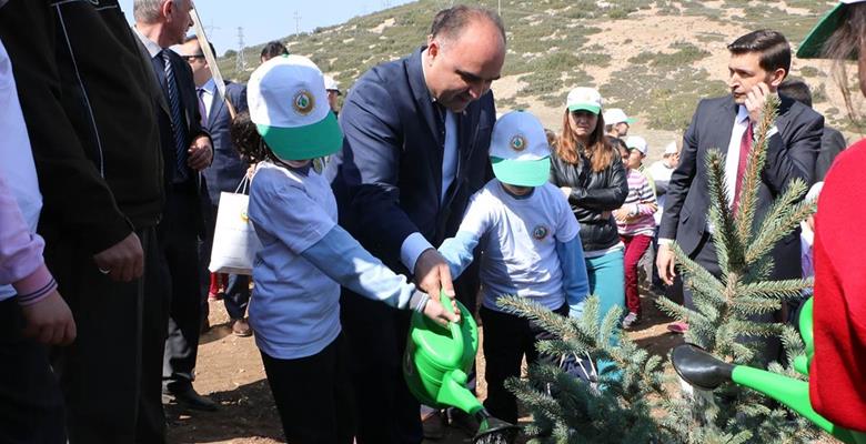 Bereket Ormanında 5 bin fidan toprakla buluştu